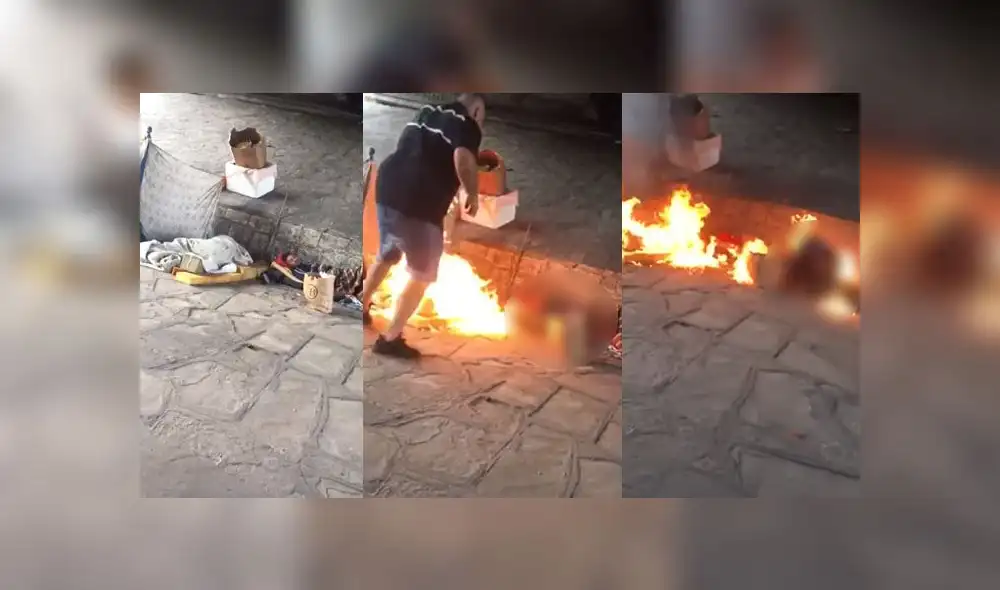 Prendieron fuego a 2 indigentes que dormían en las calles de Argentina