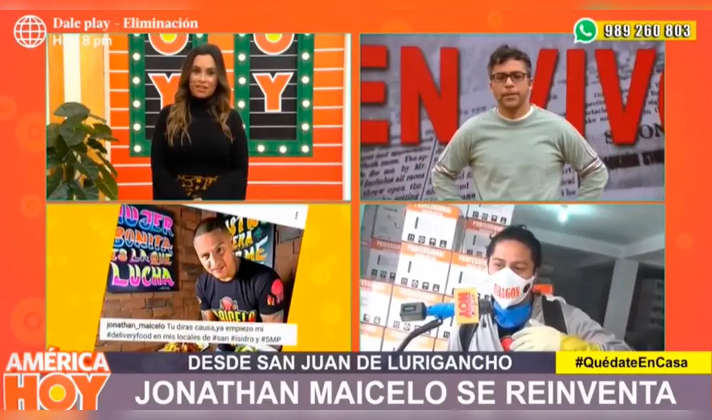 Jonathan Maicelo confiesa que extraña a su hijo y no puede visitarlo en Estados Unidos por la cuarentena