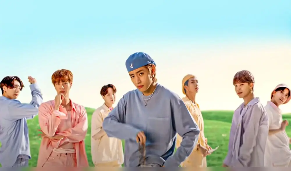 Desliza para ver más imágenes del MV "Dynamite" de BTS (RM, Jin, Jimin, Suga, J-Hope, Taehyung y Jungkook). Créditos: Big Hit