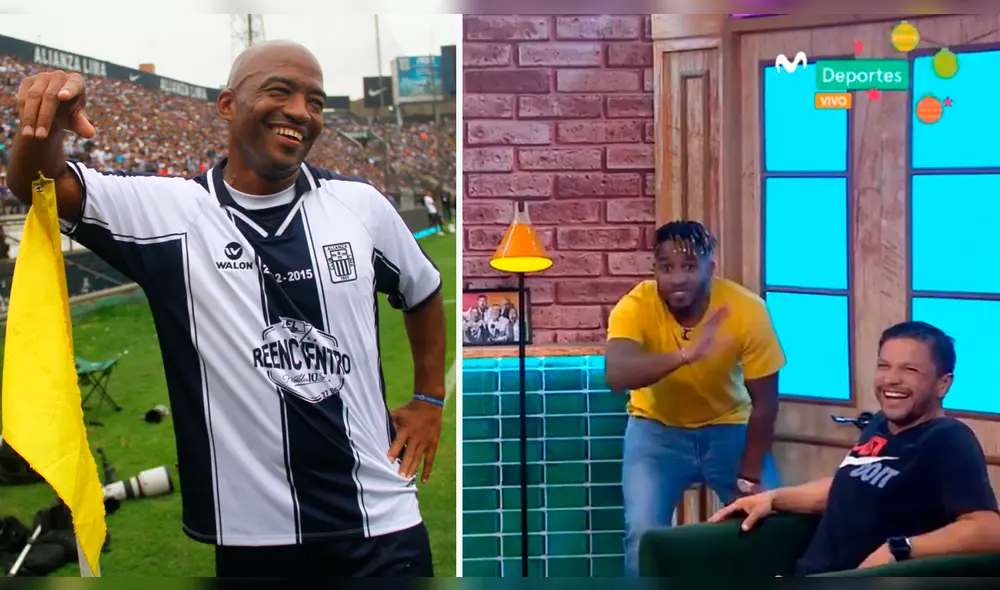 Jefferson Farfán recreó escena de cuando le limpiaba el carro a Waldir Sáenz.