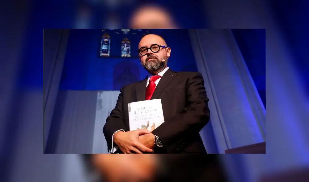 Carlos Ruiz Zafón muere a los 55 años a causa de un cáncer. Foto: AFP