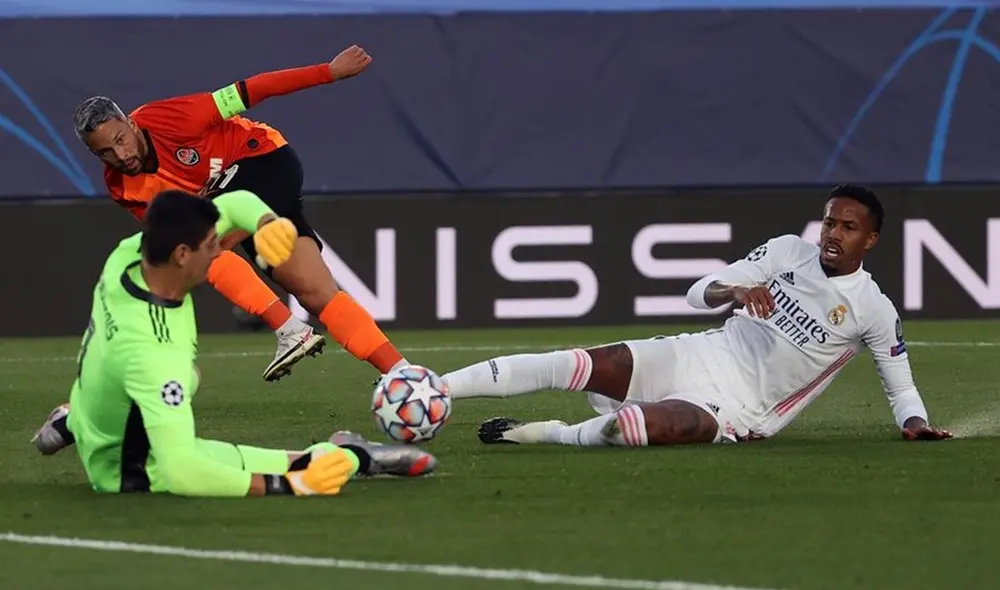 Real Madrid y Shakhtar Donetsk empatan 0-0 por la Champions League. Foto: EFE