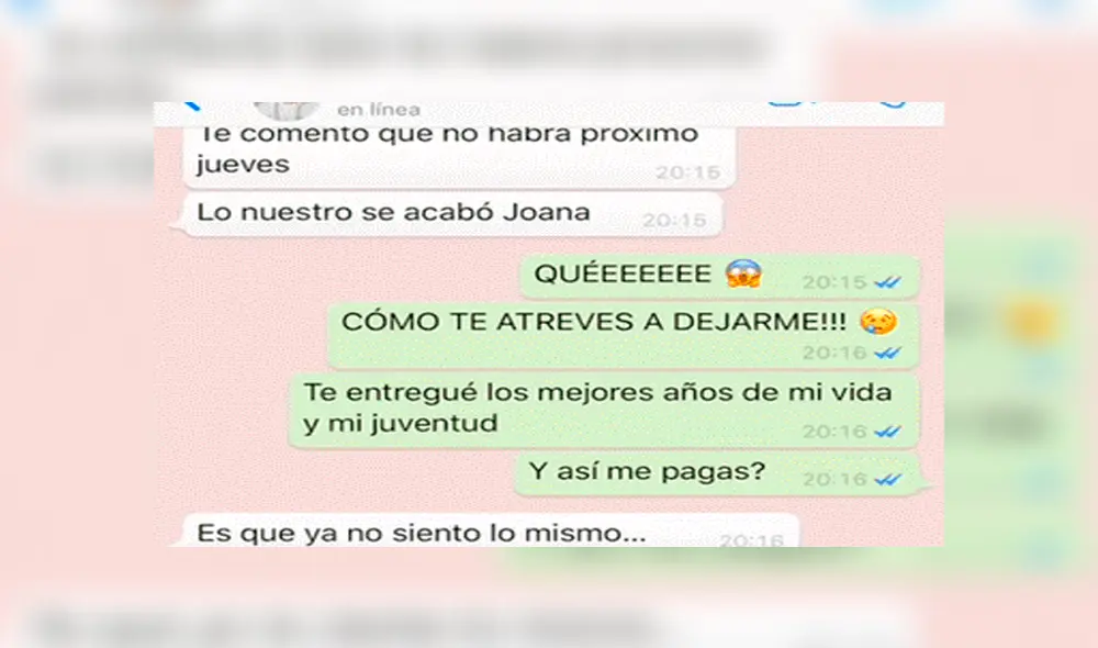 WhatsApp: joven termina con amante por su esposa, pero ella hace esto al descubrir su engaño [FOTOS]