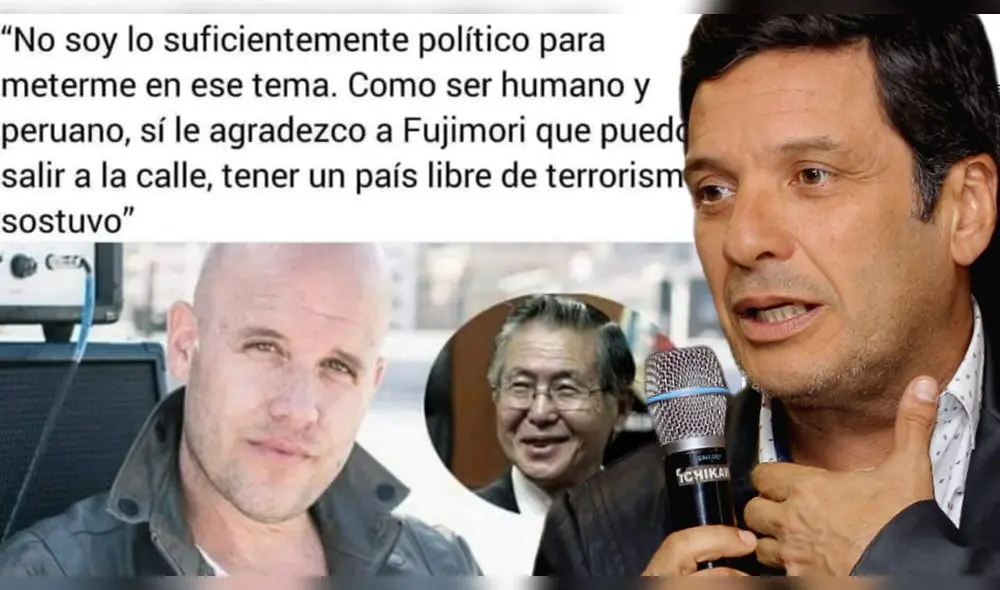 Gian Marco se defiende tras ataques de Lucho Cáceres por supuesta defensa a Fujimori