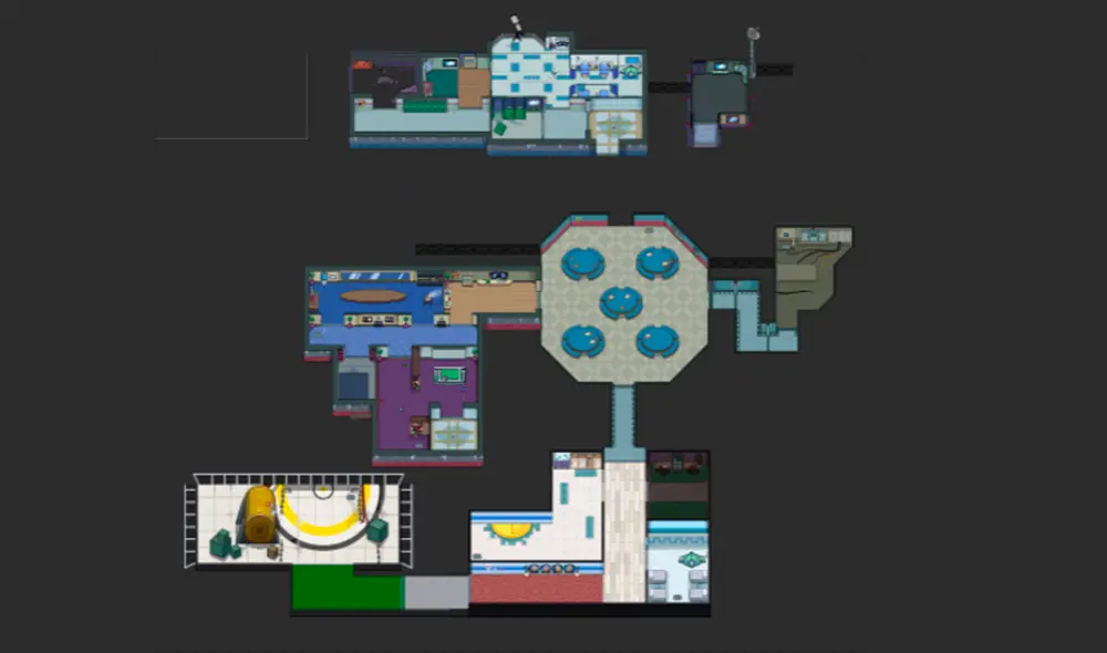 La Réplica de Among Us cuenta con los tres mapas de la versión oficial. Foto: Klopity
