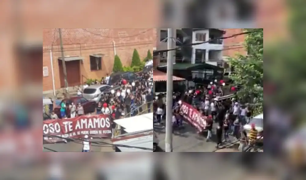 Menores de edad y adultos mayores formaron parte del concurrido sepelio, a pesar de ser parte de la población más vulnerable ante un contagio de coronavirus. (Foto: captura)