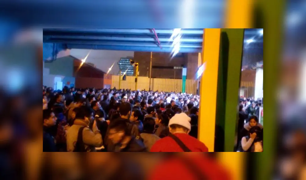 Metro de Lima: Pasajeros caminan por rieles del tren por falla técnica de uno de los transportes [VIDEO y FOTOS]