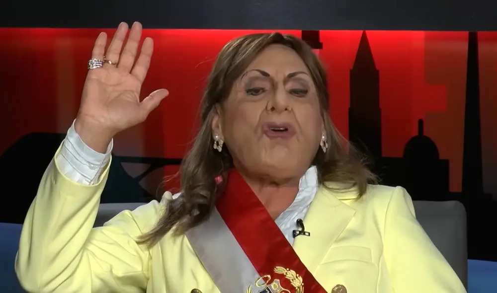 Carlos Álvarez presentó a 'Dina Volarte'. Foto: captura/ Willax.