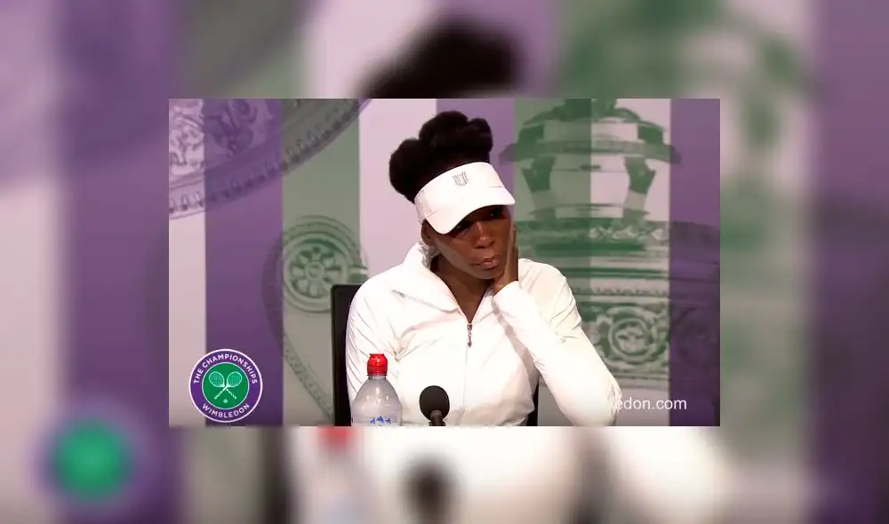 Venus Williams se quiebra durante rueda de prensa al recordar accidente vehicular [VIDEO]