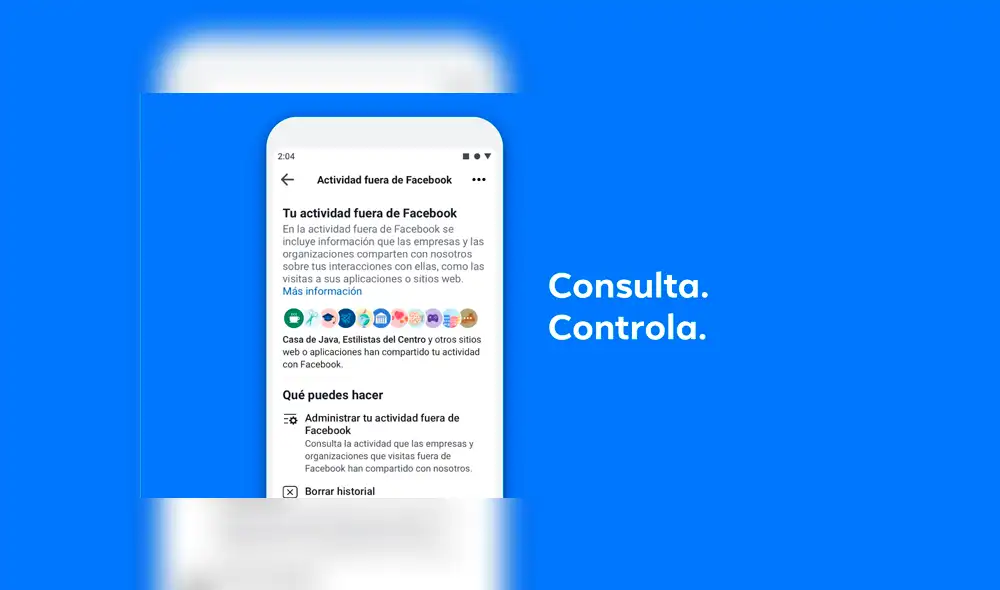 Con esta herramienta podrás impedir que Facebook rastree tu navegación web. | Foto: Facebook
