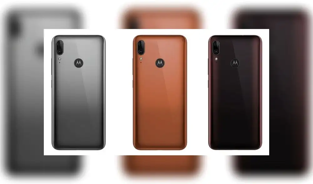 Motorola E6 Plus tiene una cámara trasera doble alineada verticalmente a la izquierda.