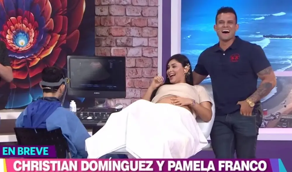 Christian Domínguez y Pamela Franco cuentan cuál es el sexo de su bebé en En boca de todos. Foto: Captura América TV Christian Domínguez y Pamela Franco cuentan cuál es el sexo de su bebé en En boca de todos. Foto: Captura América TV