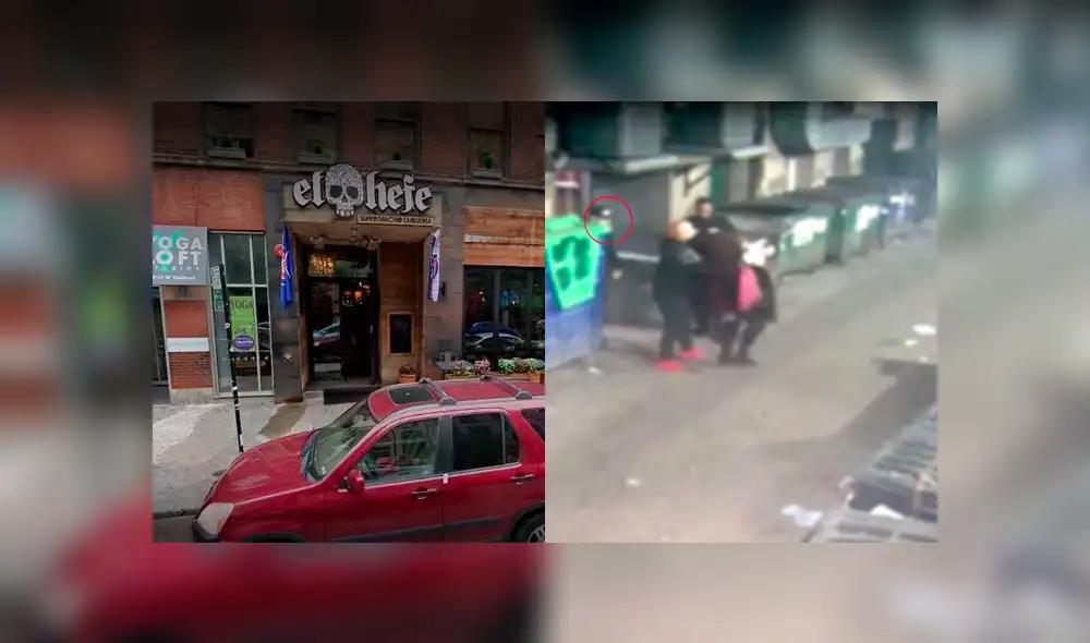 Violan a mujer en las afueras de un bar y los guardias de seguridad se quedan mirando [VIDEO]