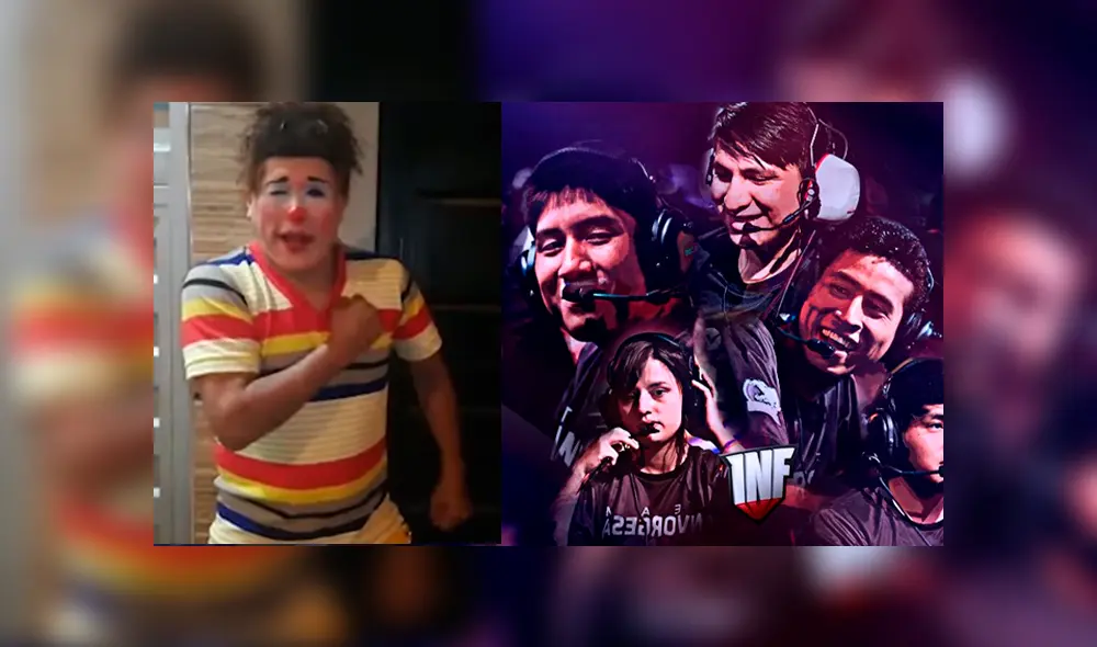 Chupetín Trujillo apoya a Infamous en The International 2019.