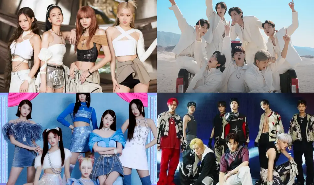 Ranking de popularidad de Genius Korea está basado en búsquedas de lyrics. ¿Qué grupos de k-pop figuraron en el listado? Foto: composición LR/Naver