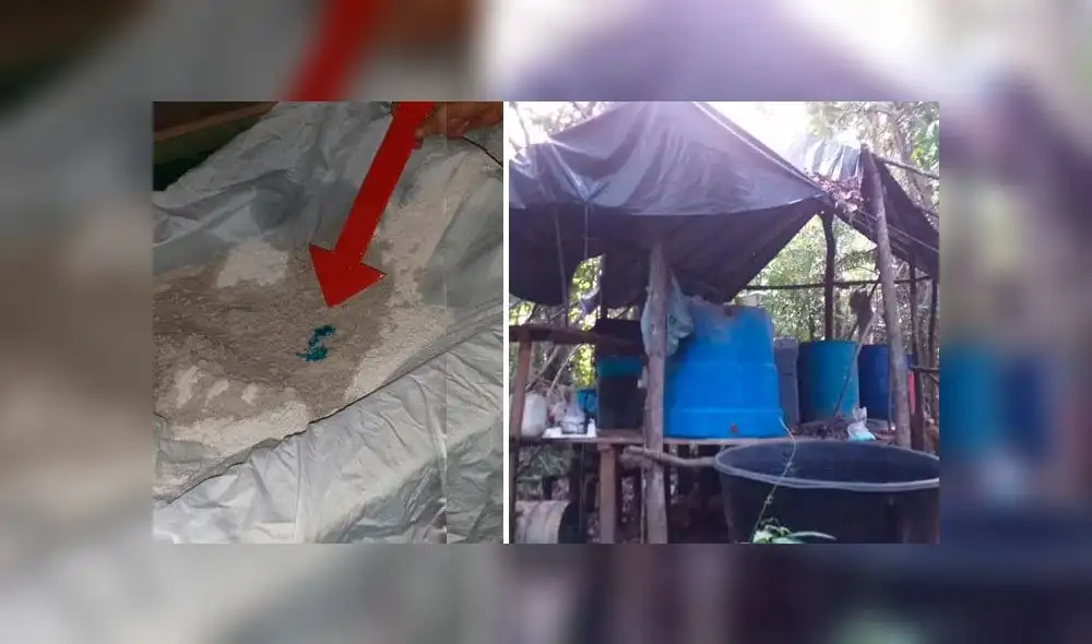 Los laboratorios fueron desarticulados en una zona ubicada en la frontera entre Colombia y Venezuela. Foto: Twitter