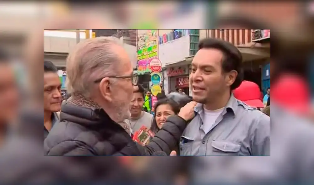Insultaron a Ricardo Belmont por discurso xenófobo mientras recorría Gamarra [VIDEO]