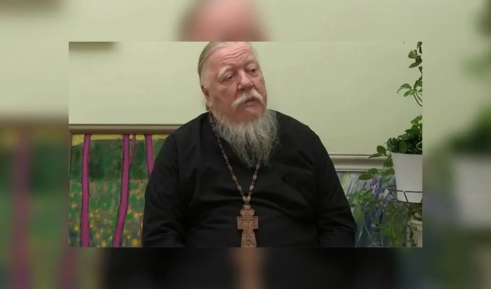 El arcipreste Dimitri Smirnov fue criticado hasta por integrantes de la Iglesia ortodoxa de Rusia. Foto: difusión