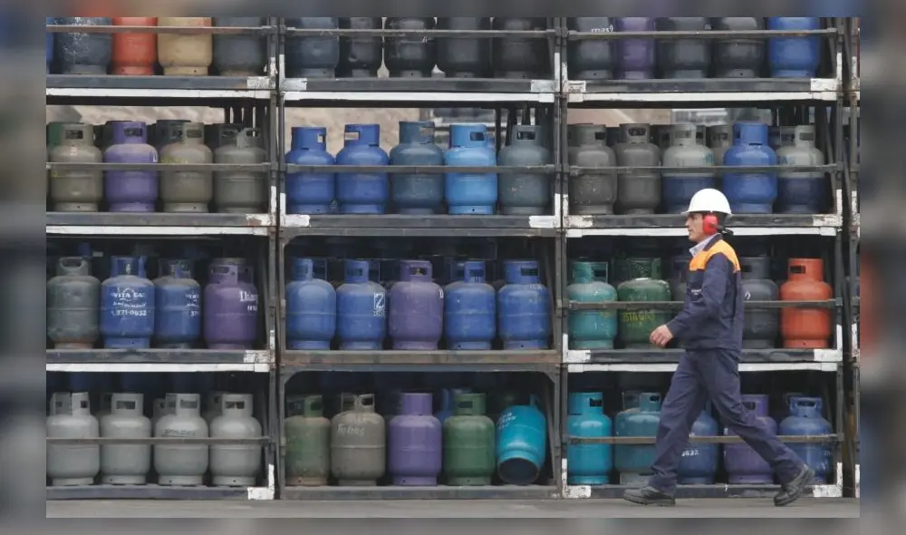 Balón de cocina gas GLP Repsol Foto: LR Balón de cocina gas GLP Repsol Foto: LR