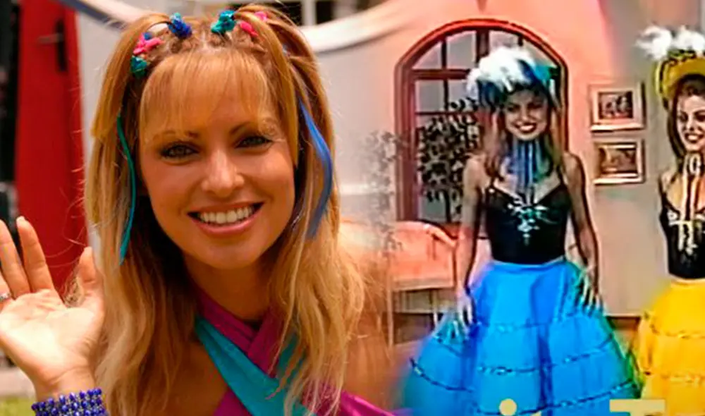 Karina Rivera tuvo la suerte de trabajar con una de las figuras más resaltantes de América Televisión. Foto: captura/América TV/La República