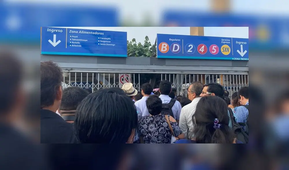 Denuncian que Metropolitano cerró estaciones antes del horario establecido