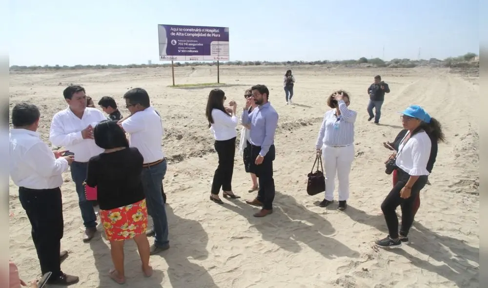 Hospital a la espera de presupuesto para su ejecución. Foto: La República. Hospital a la espera de presupuesto para su ejecución. Foto: La República.