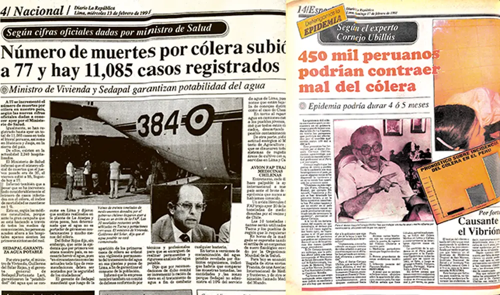 Noticias sobre el cólera