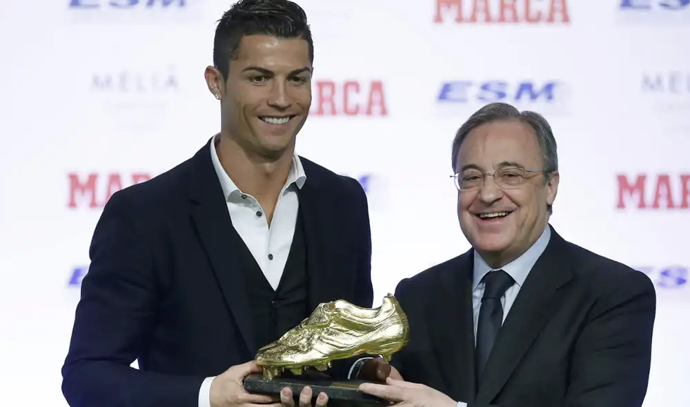 Florentino Pérez y Cristiano Ronaldo. Florentino Pérez y Cristiano Ronaldo.