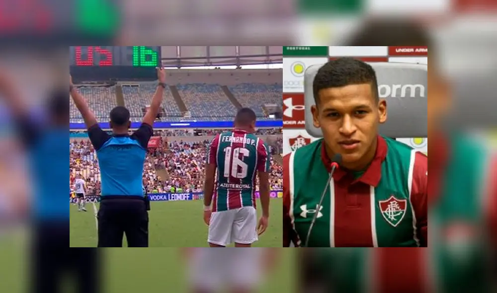 Fernando Pacheco debutó el último fin de semana con el Fluminense en un partido que terminó en victoria. Foto: Composición Fernando Pacheco debutó el último fin de semana con el Fluminense en un partido que terminó en victoria. Foto: Composición