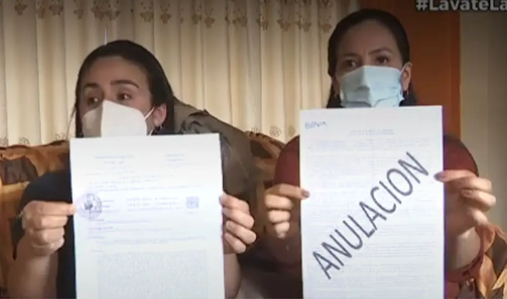 Mujeres piden al banco solucionar este problema. Foto: captura de Canal N Mujeres piden al banco solucionar este problema. Foto: captura de Canal N