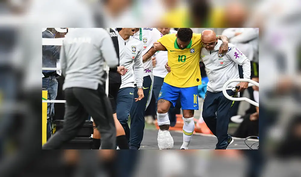 Neymar enseñó el terrible estado de su tobillo derecho por Instagram [FOTO]