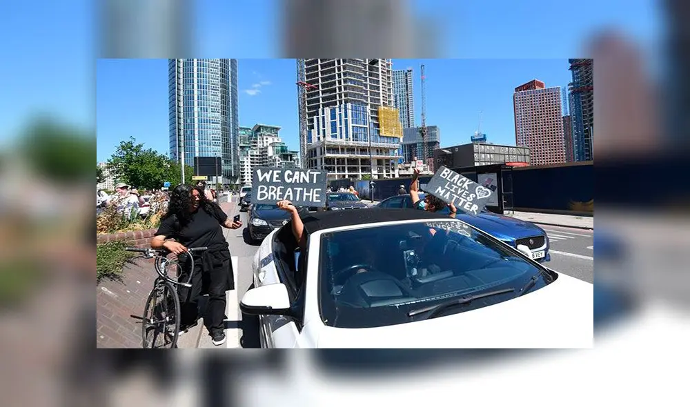 "No puedo respirar", la suplicante frase de George Floyd antes de desmayarse se ha convertido en un eslogan de protesta. Foto: EFE "No puedo respirar", la suplicante frase de George Floyd antes de desmayarse se ha convertido en un eslogan de protesta. Foto: EFE