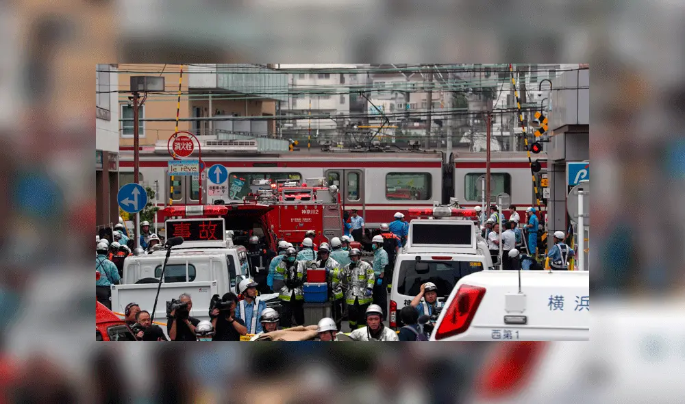 El accidente paralizó los alrededores de Yokohama, ubicada al sur de Tokio. Foto: EFE