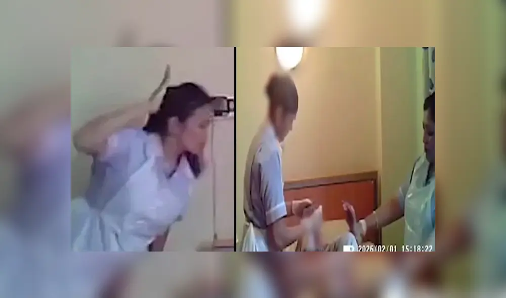 Cámara oculta graba a enfermeras golpeando y echando agua hervida a una anciana de 94 años [VIDEO]
