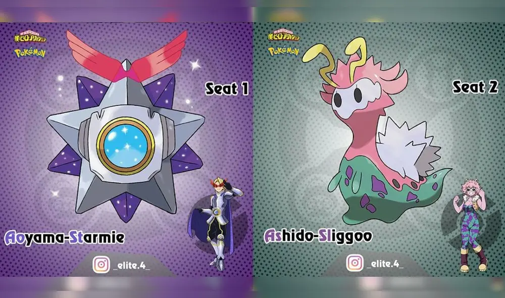 My Hero Academia: Artistas fusionan a personajes con Pokémon de nueva generación [FOTOS]