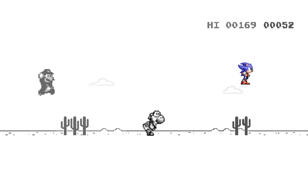 Con este truco podrás reemplazar el T-Rex por el personaje que desees. Foto: Composición La República