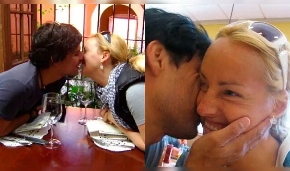 Pedro Suárez Vértiz y su esposa Pedro Suárez Vértiz y su esposa