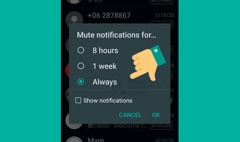 La funcionalidad llegó en una beta hace unos días con tres opciones, pero llegaría a la versión final con cuatro. Foto: DigitalInformationWorld