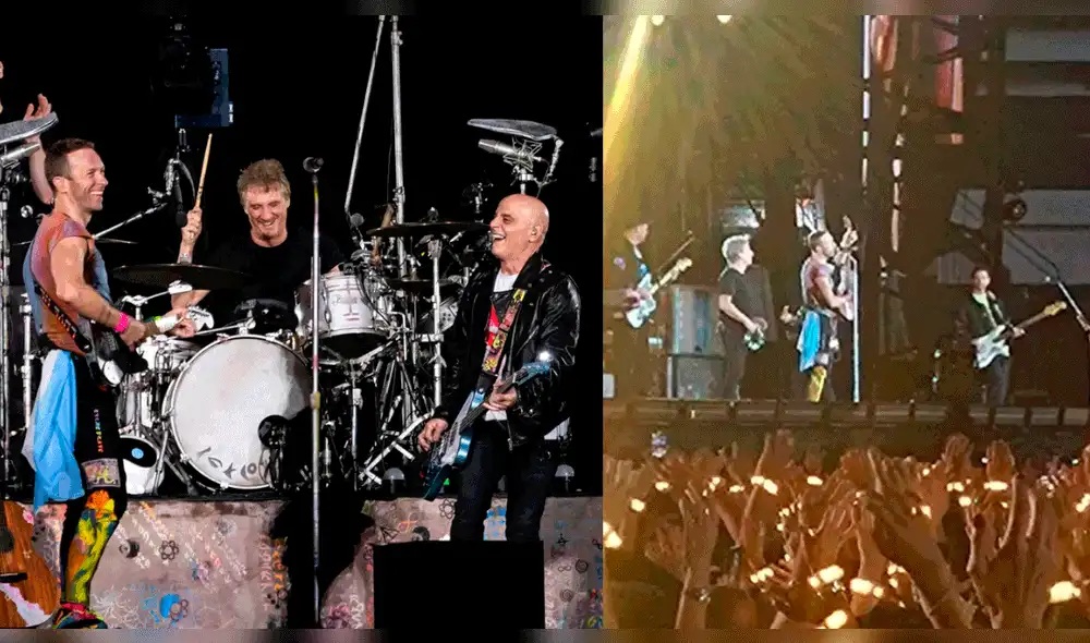 Coldplay y Soda Stereo cantaron juntos en show de Argentina. Foto: composición LR/La Nación/Twitter