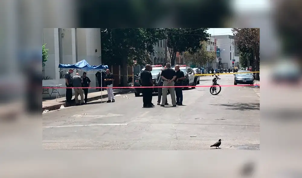 La Policía de Los Ángeles se encuentra buscando a la persona que inició el tiroteo. Foto: Los  Angeles Times.