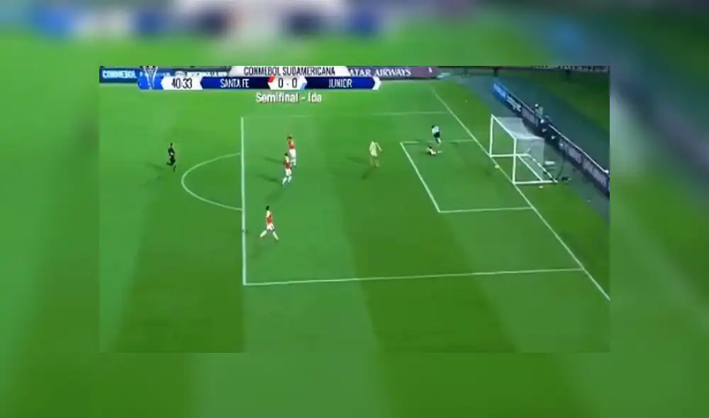 Santa Fe vs Junior: mira el gol de Teófilo Gutierrez para el 1-0 del 'Tiburón' [VIDEO]