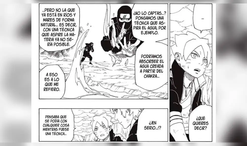 Boruto manga 41 reveló la debilidad del Karma de Boruto y Kawaki. Foto: Manga Plus