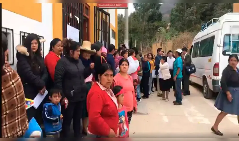 Cajamarca: pobladores tomaron centro de salud La Tulpuna [VIDEO]