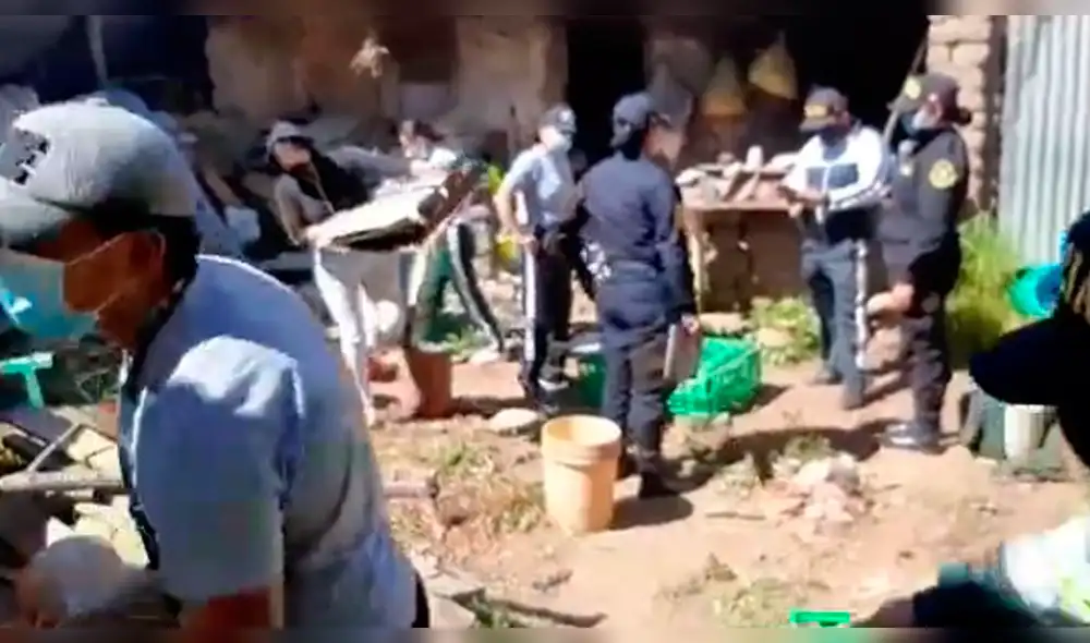 PNP lleva ayuda a anciana de Huaraz PNP lleva ayuda a anciana de Huaraz