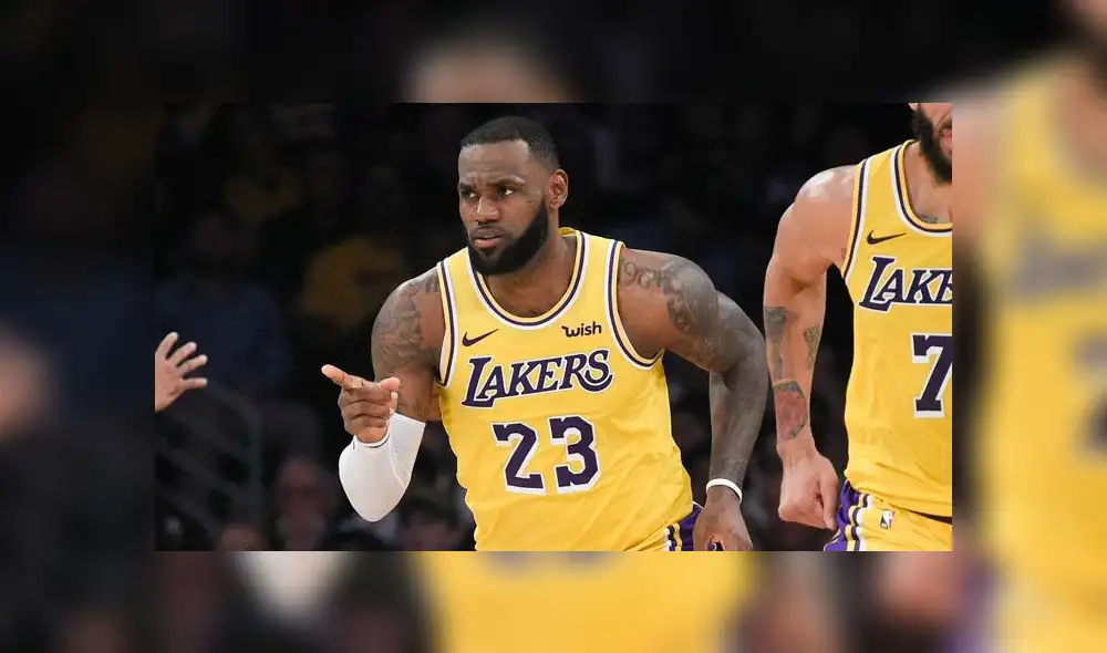 Angeles Lakers se llevan la victoria con LeBron James a la cabeza