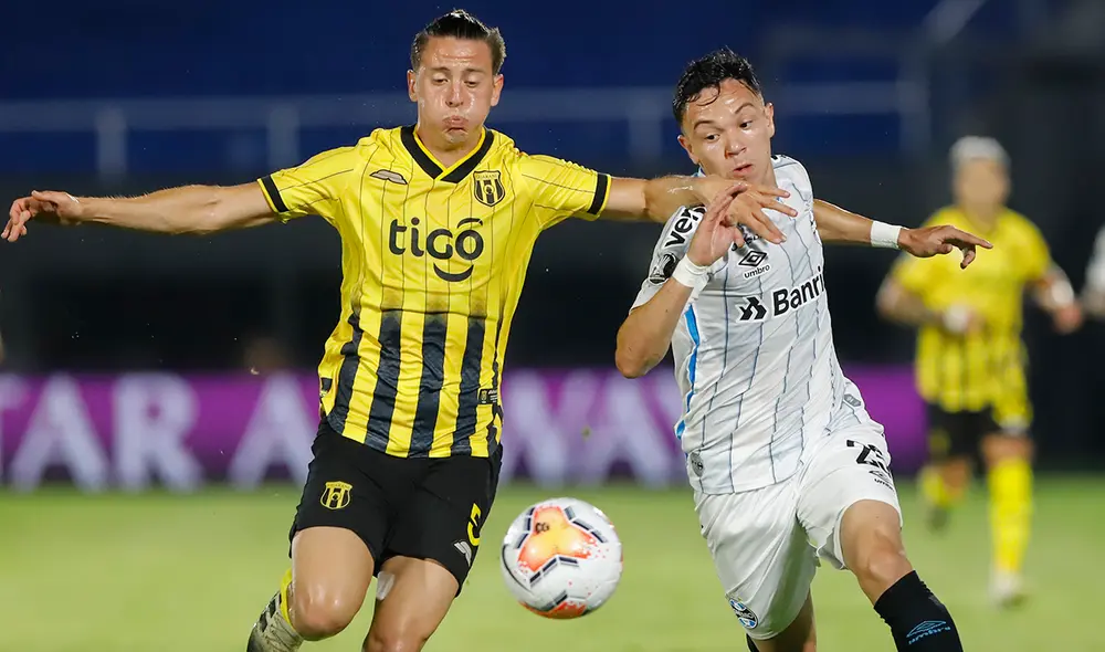Guaraní y Gremio se enfrentan en octavos de final de la Copa Libertadores 2020. Foto: AFP