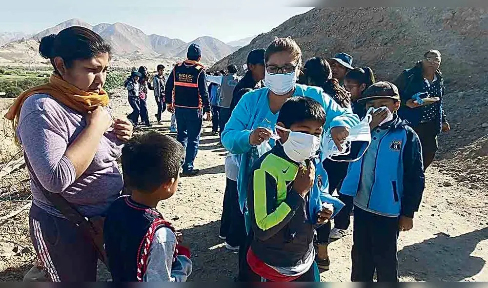 Emergencia. Menores fueron evacuados al Contingencia. Emergencia. Menores fueron evacuados al Contingencia.