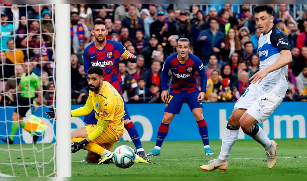 Lionel Messi culmina el 2019 como goleador de la Liga Santander.