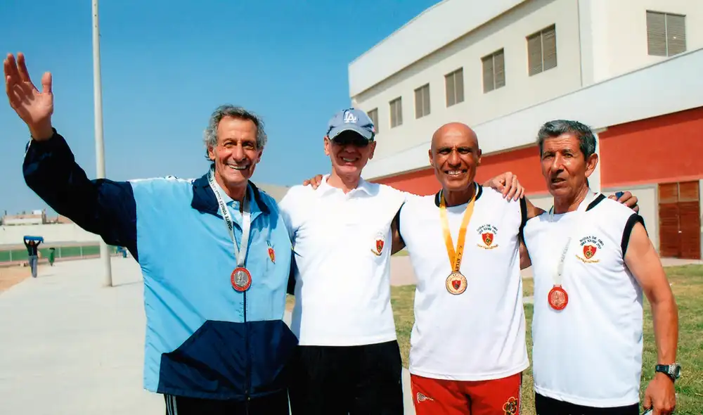 Roberto ‘Canguro’ Abugattás fue un exatleta peruano y ahora protagonizó un comercial emotivo de Entel. | Foto. Archivo