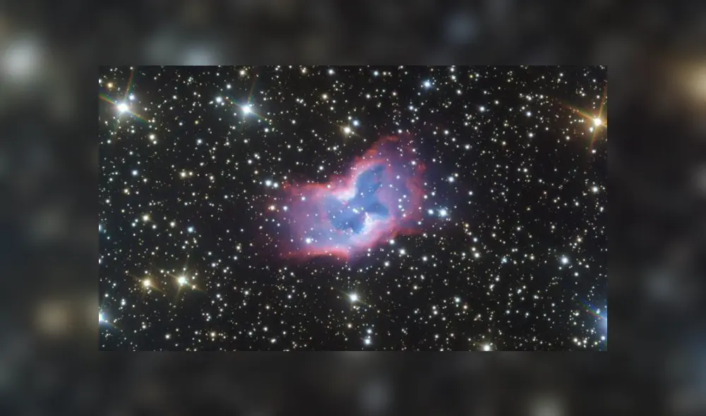 La imagen fue captada por el telescopio Very Large Telescope (VLT). Foto: Twitter/ESO
